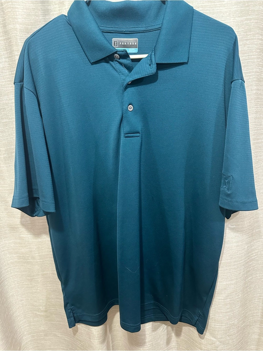 PGA Tour Teal Performance Polo Shirt